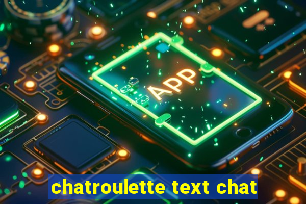 chatroulette text chat